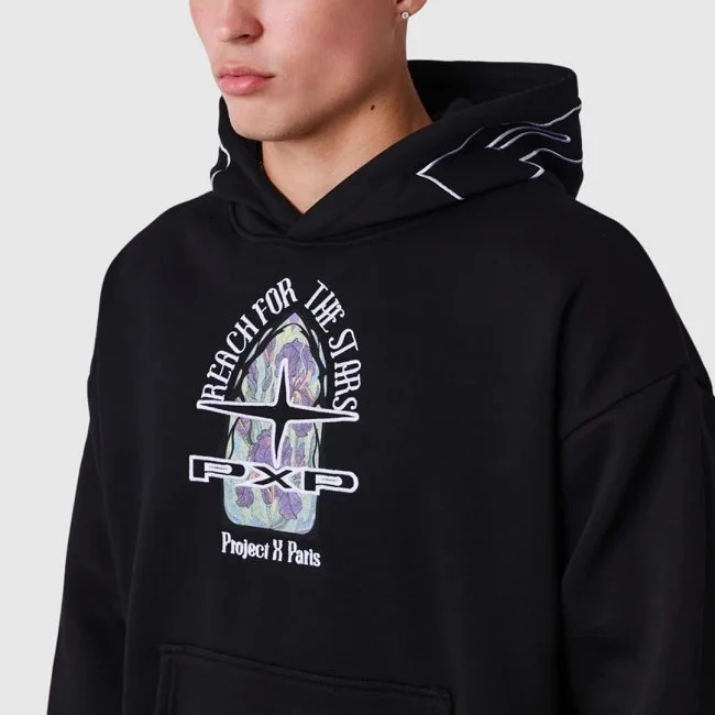 Sudadera Project x Paris Negra Hombre