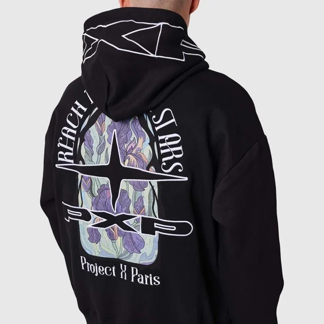 Sudadera Project x Paris Negra Hombre
