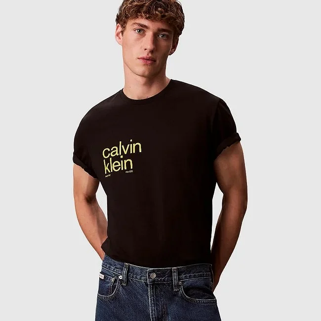 Camiseta Calvin Klein Negra Hombre