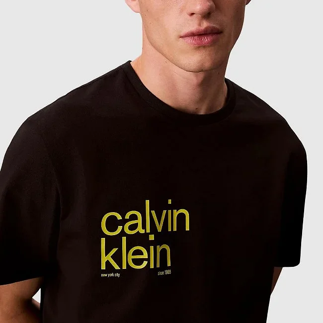 Camiseta Calvin Klein Negra Hombre