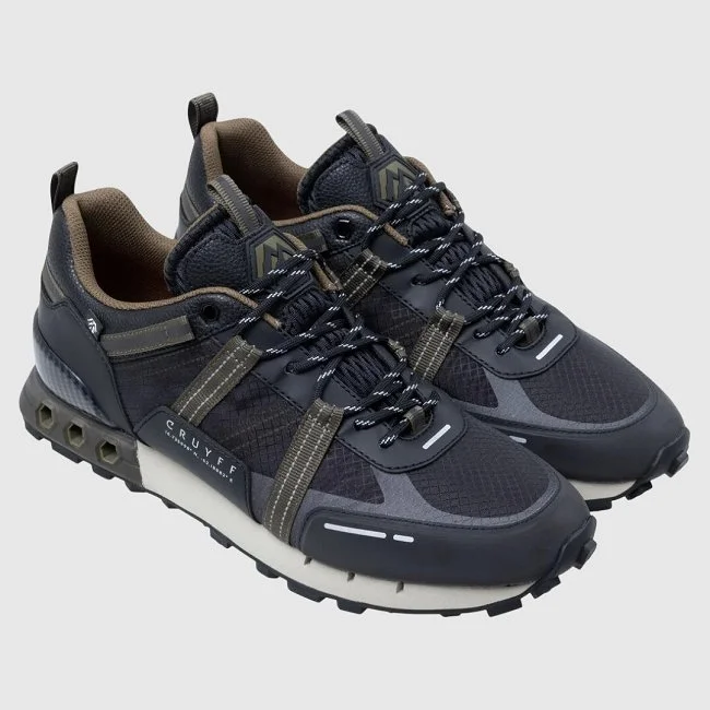 Zapatillas Cruyff Negras y Verdes Hombre