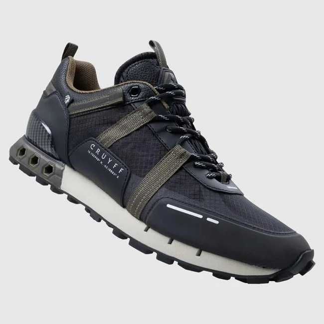 Zapatillas Cruyff Negras y Verdes Hombre