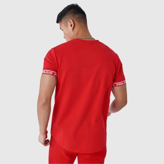 Camiseta Project x Paris Roja Hombre