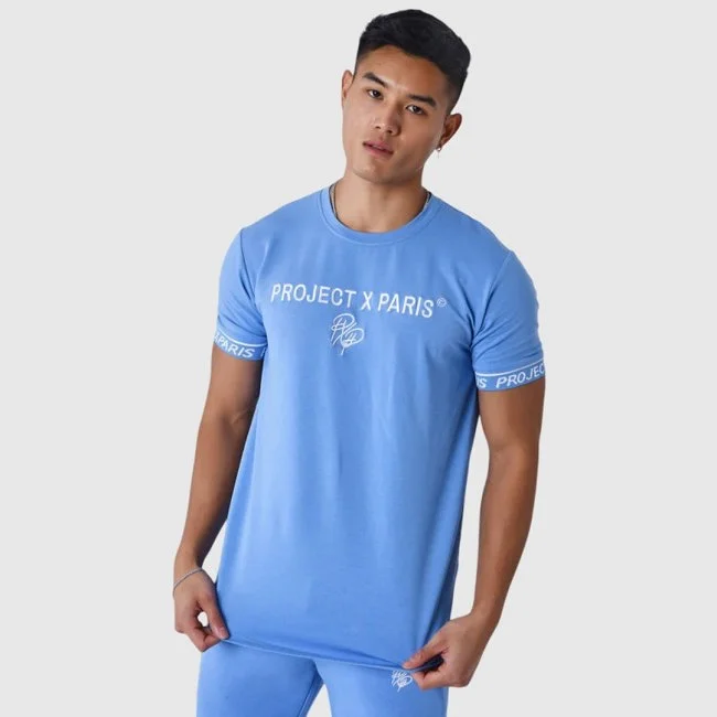 Camiseta Project x Paris Azul Hombre
