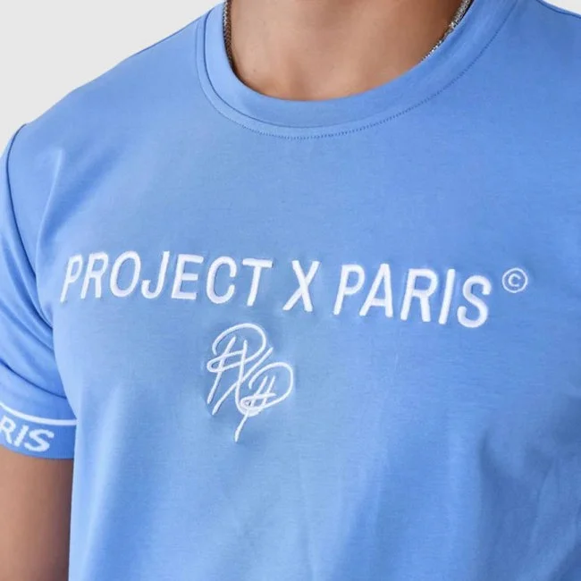 Camiseta Project x Paris Azul Hombre