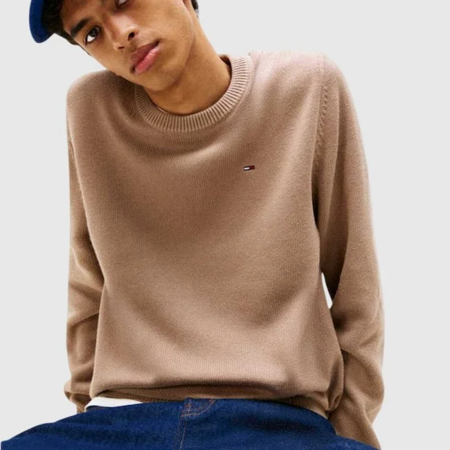 Jersey Tommy Hilfiger Beige Hombre