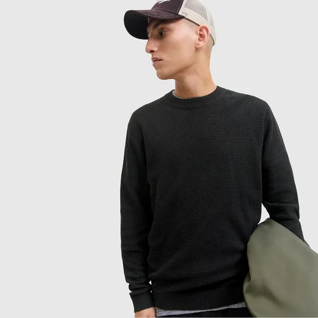 Jersey Jack & Jones Negro Hombre