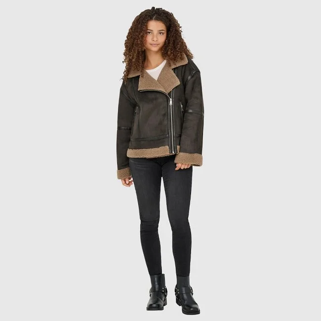 Chaqueta ONLY Marrón Mujer