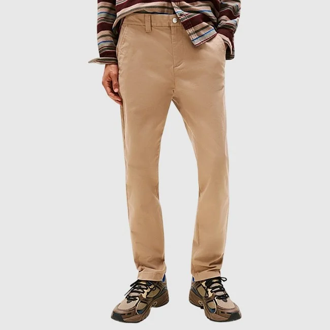 Pantalón Tommy Hilfiger Marrón Hombre