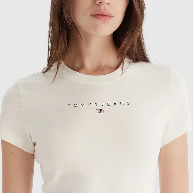 Camiseta Tommy Hilfiger Blanca Mujer