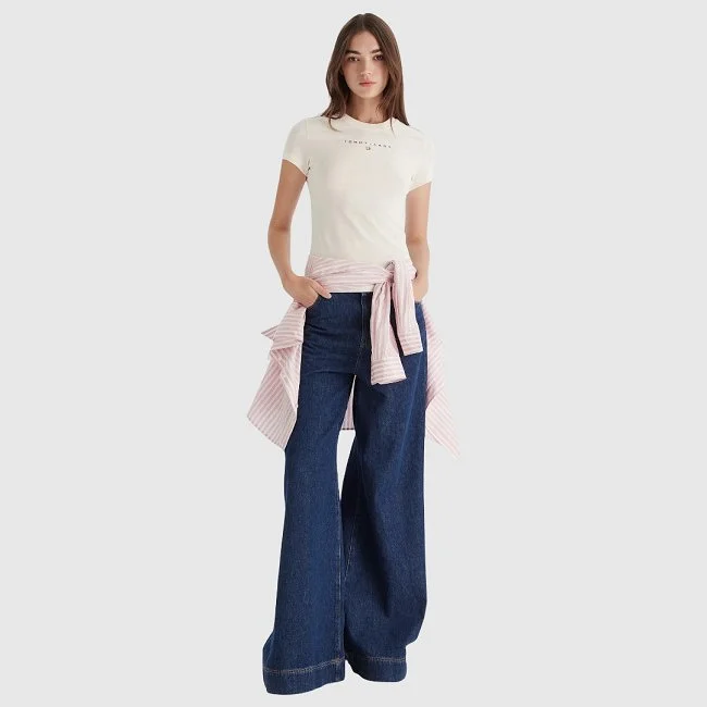 Camiseta Tommy Hilfiger Blanca Mujer