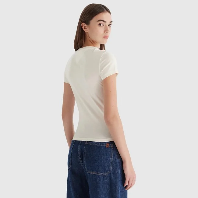 Camiseta Tommy Hilfiger Blanca Mujer