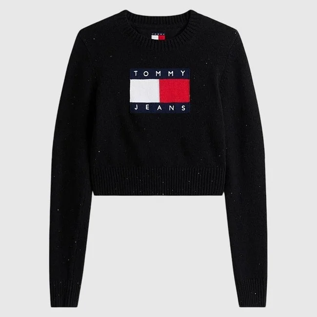 Jersey Tommy Hilfiger Negro Mujer