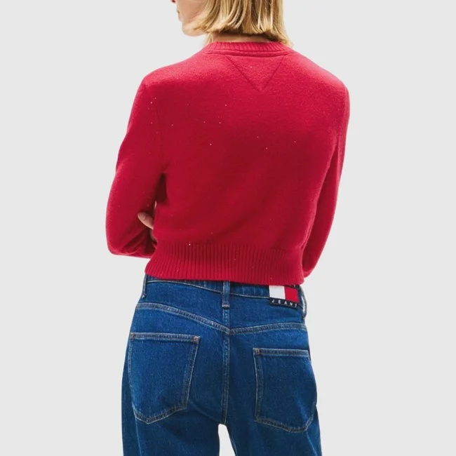 Jersey Tommy Hilfiger Fucsia Mujer