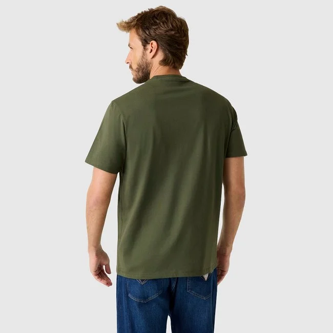 Camiseta Guess Verde Hombre