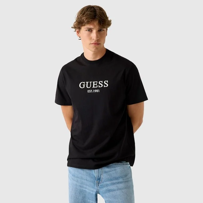 Camiseta Guess Negra Hombre