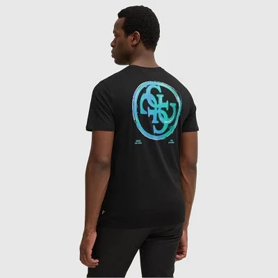 Camiseta Guess Negra Hombre 2