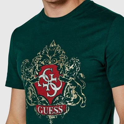 Camiseta Guess Verde Hombre 2