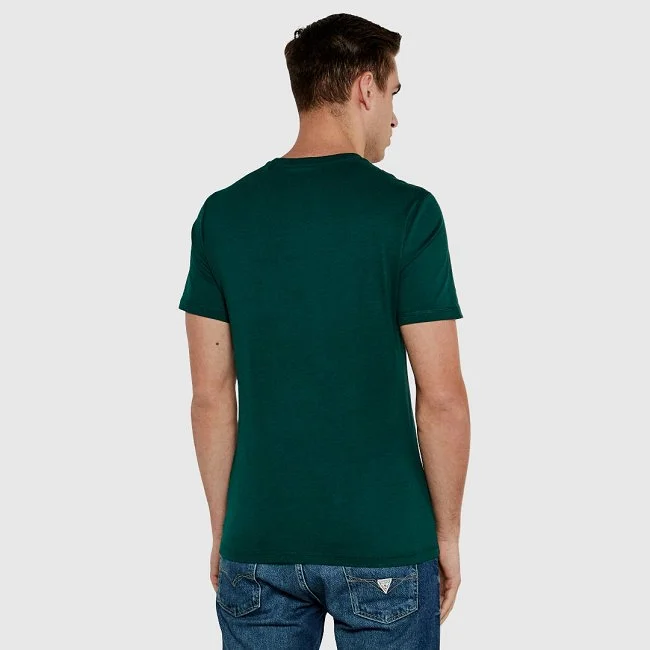 Camiseta Guess Verde Hombre