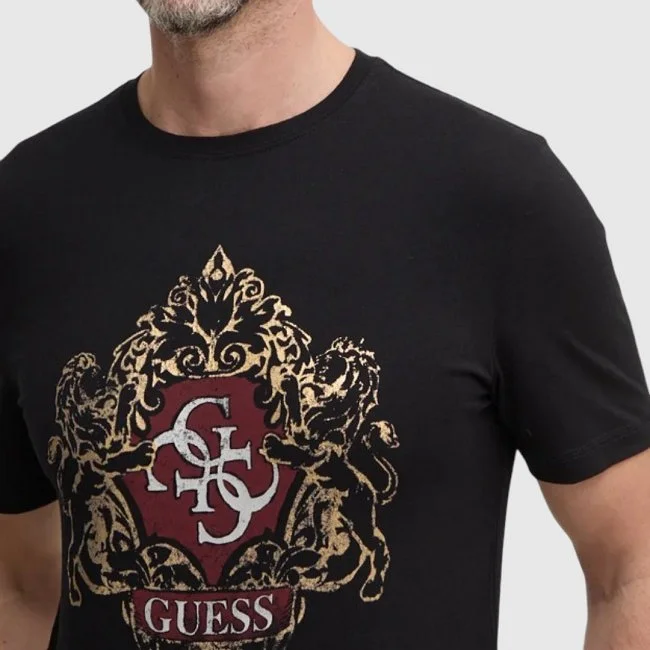 Camiseta Guess Negro Hombre