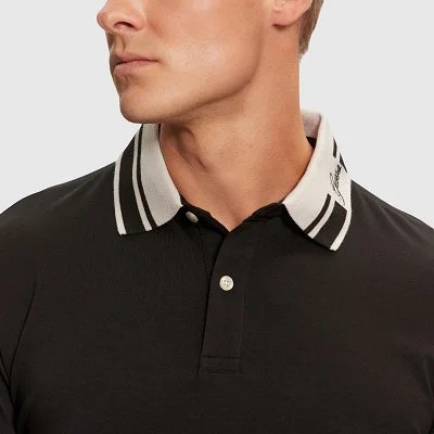 Polo Guess Negro Hombre 2
