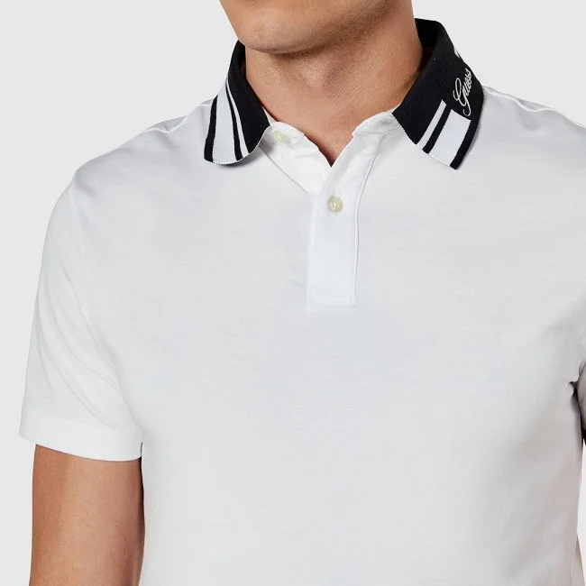 Polo Guess Blanco Hombre