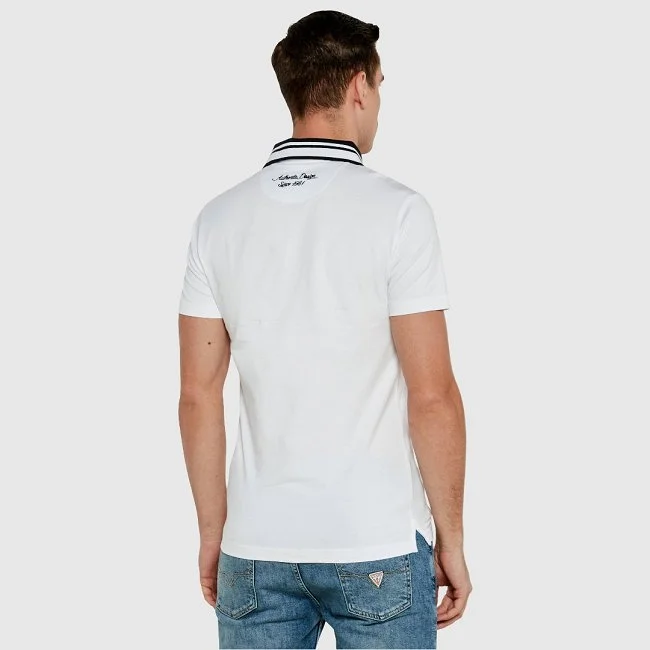 Polo Guess Blanco Hombre