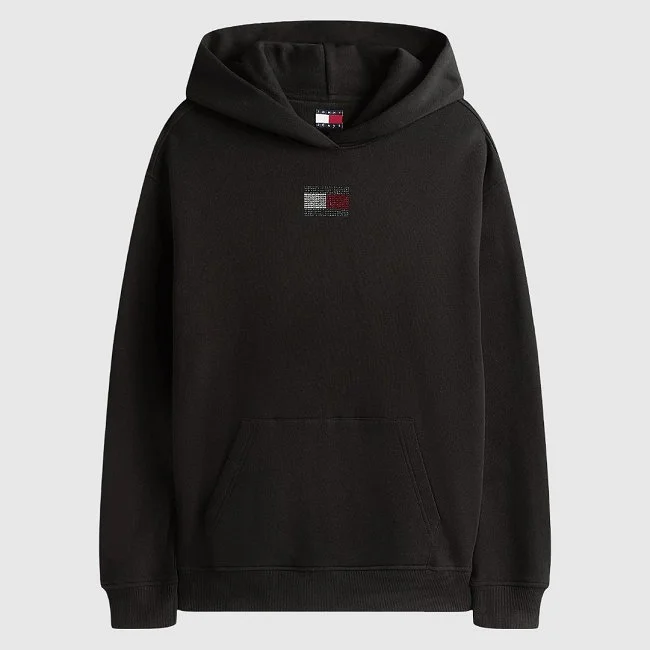 Sudadera Tommy Hilfiger Negra Mujer