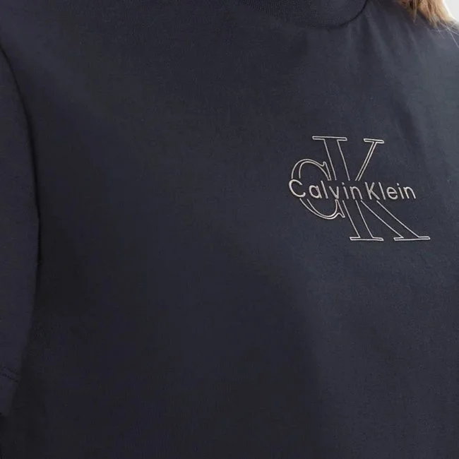 Camiseta Calvin Klein Azul Marino Mujer