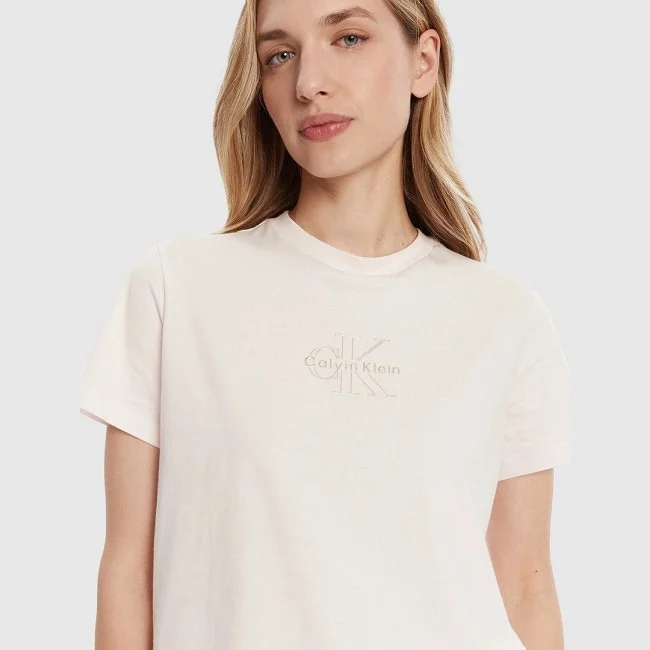 Camiseta Calvin Klein Rosa Mujer