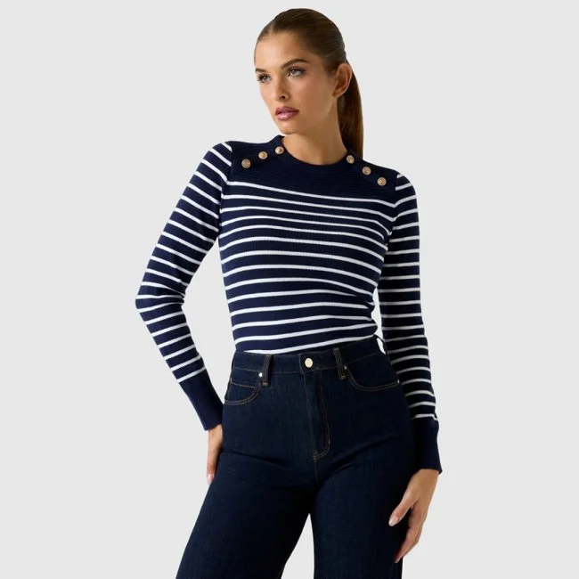 Jersey Guess Rayas Mujer