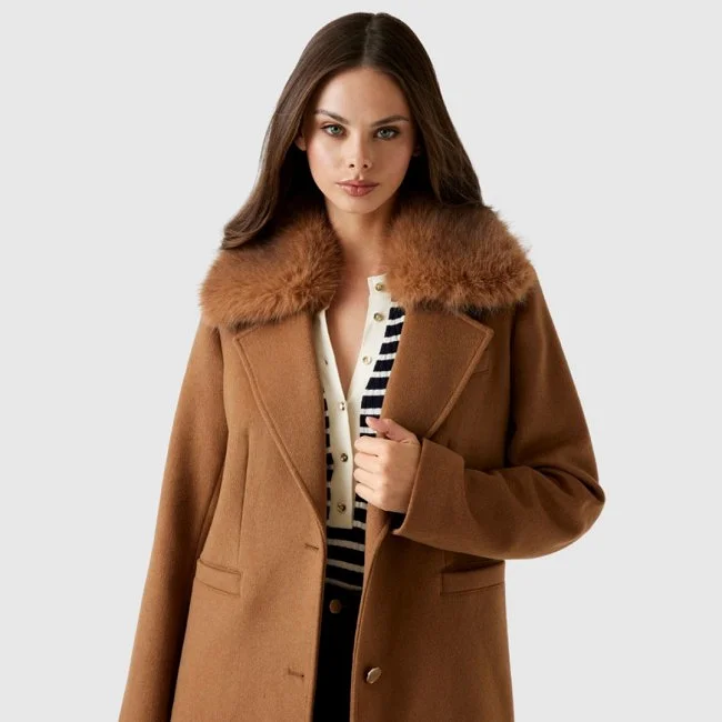 Chaqueta Guess Marrón Mujer