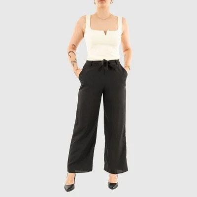 Pantalón ONLY Negro Mujer 2