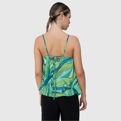 Camiseta ONLY Verde Mujer 2