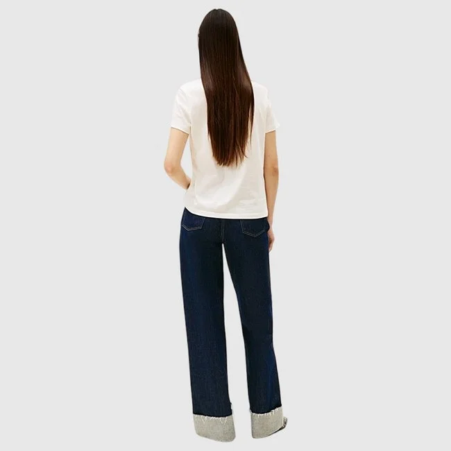 Camiseta Tommy Hilfiger Marfil Mujer