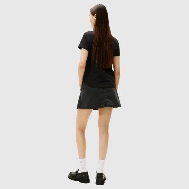 Camiseta Tommy Hilfiger Negra Mujer