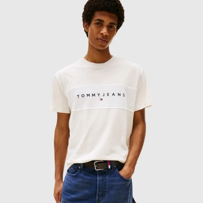 Camiseta Tommy Hilfiger Beige Hombre