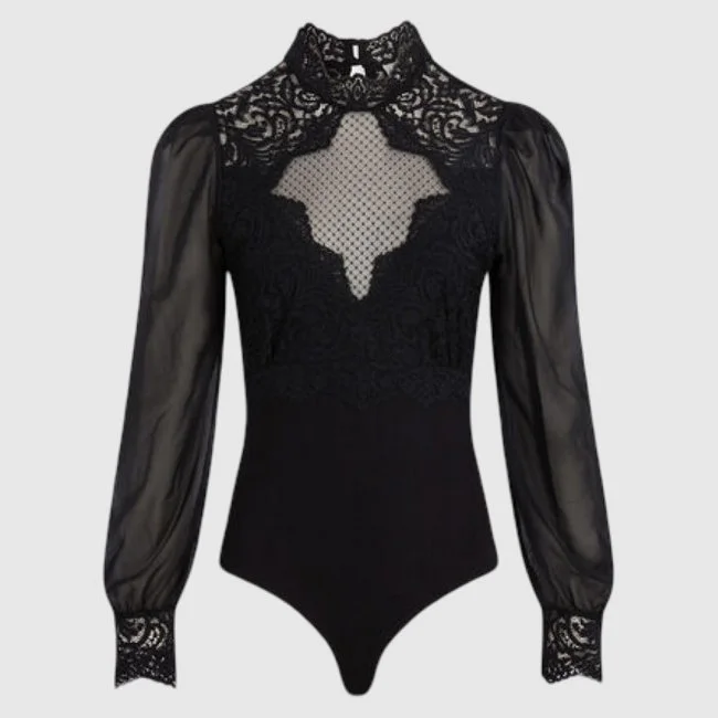 Body Morgan Negro Mujer