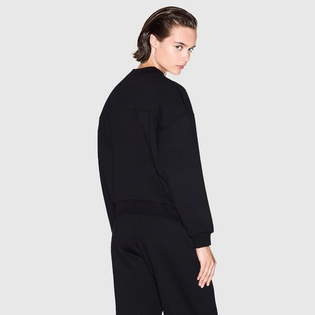 Sudadera Armani Exchange Negra Mujer