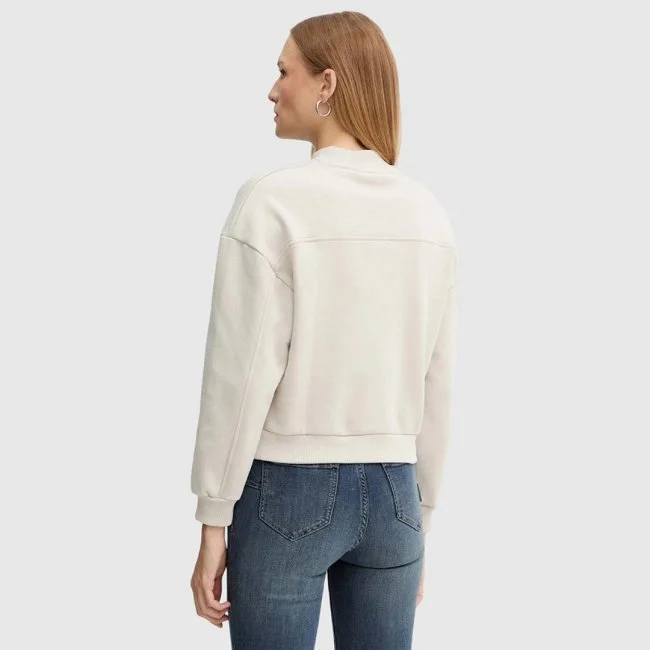 Sudadera Armani Exchange Beige Mujer