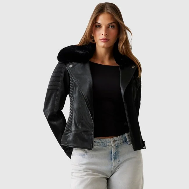 Chaqueta Guess Negra Mujer Chaqueta Guess Negra Mujer