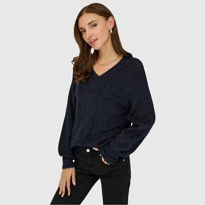 Jersey ONLY Azul Marino Mujer 2