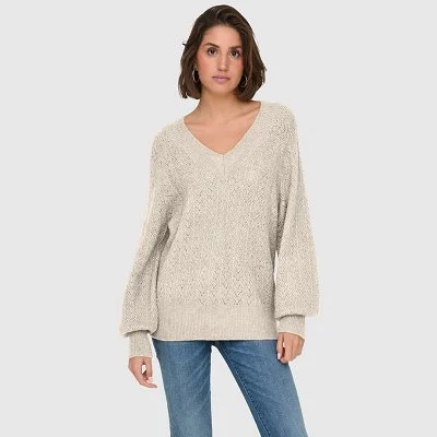 Jersey ONLY Beige Mujer