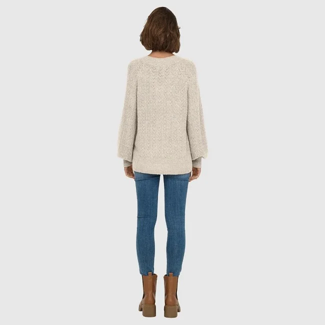 Jersey ONLY Beige Mujer