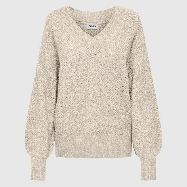 Jersey ONLY Beige Mujer