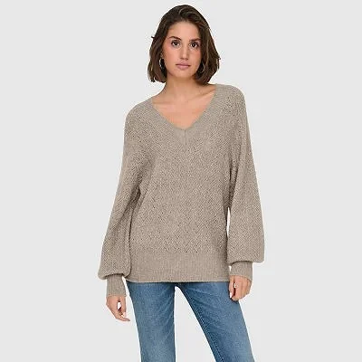 Jersey ONLY Marrón Mujer