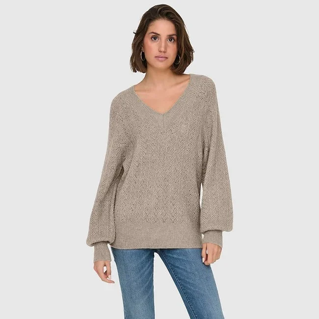 Jersey ONLY Marrón Mujer