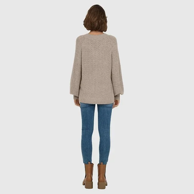 Jersey ONLY Marrón Mujer