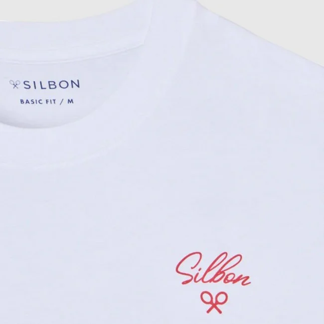 Camiseta Silbon Blanca Hombre