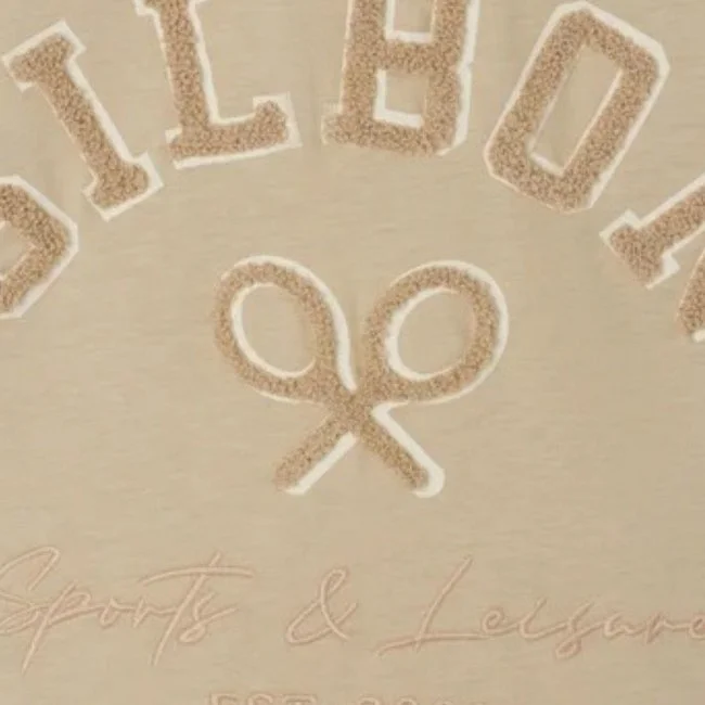 Camiseta Silbon Beige Hombre